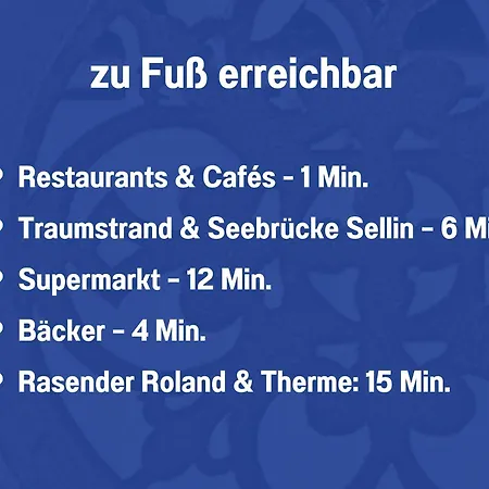 Hunde Ohne Aufpreis - Hagemeister - Sauna Im Haus - 6 Min Zum - 2 Traumbalkone - Privatparkplatz Sellin